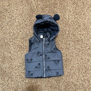 H&M Kids' Navy Vest with Mickey Mouse Print
